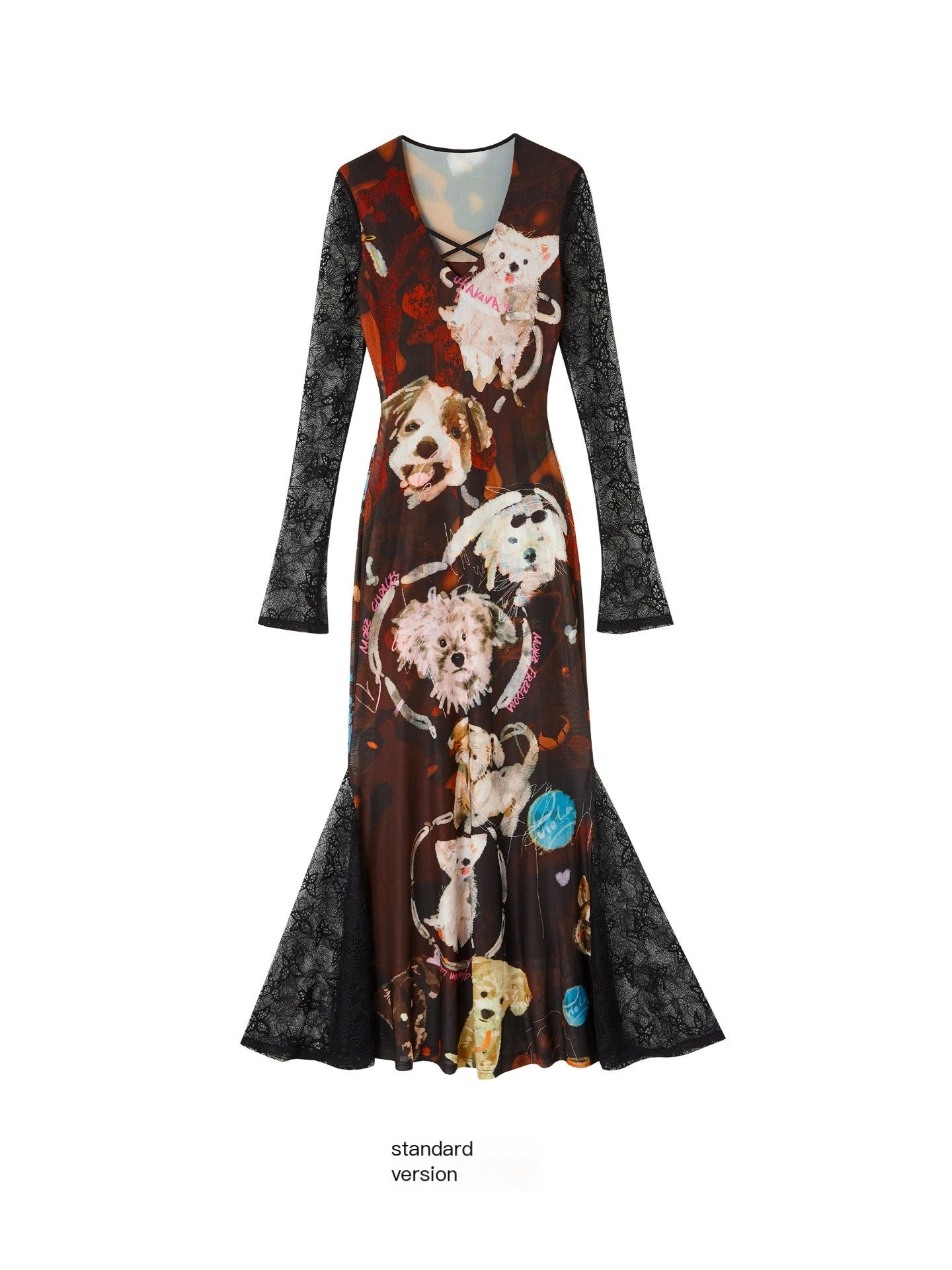 OfAkiva_Colorblock_V-neck_High_Waist_Slim_Long_Sleeve_Resort_Women_Maxi_Dresses_MISSTT