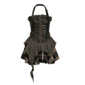 Cest_Nous_Pu_Lace_Waist_Cinched_Punk_Bodycon_Strapless_Womens_Spliced_Minidresses_MISSTT