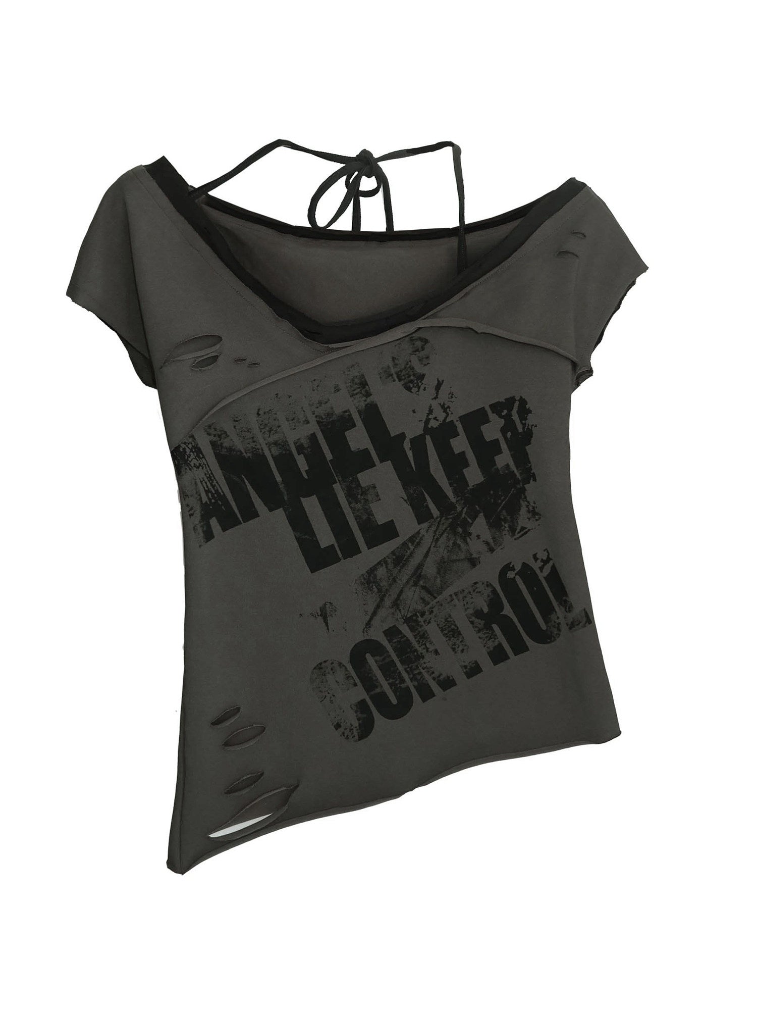 Cest_Nous_Soft_Cotton_Blend_V-neck_Punk_Short_Sleeve_Women_Beige_Sage_Offshouldercroptops_MISSTT