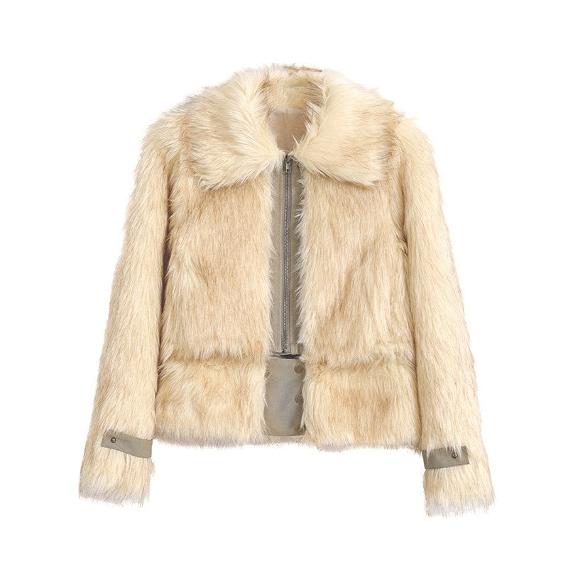 Cest_Nous_Thick_Fur_Collar_Punk_Street_Short_Fit_Young_Adults_Silver_Gray_Beige_Jackets_MISSTT