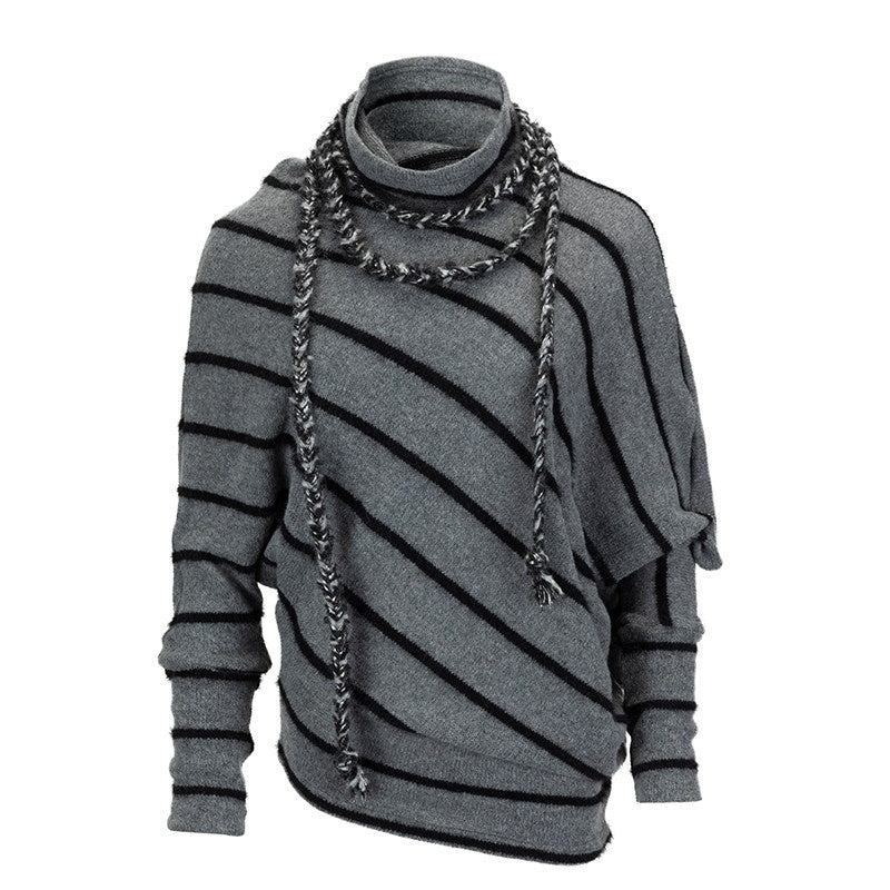 Cest_Nous_Cozy_Thick_Street_Oversized_Batwing_Turtleneck_Tie_Front_Women_Striped_Sweaters_MISSTT