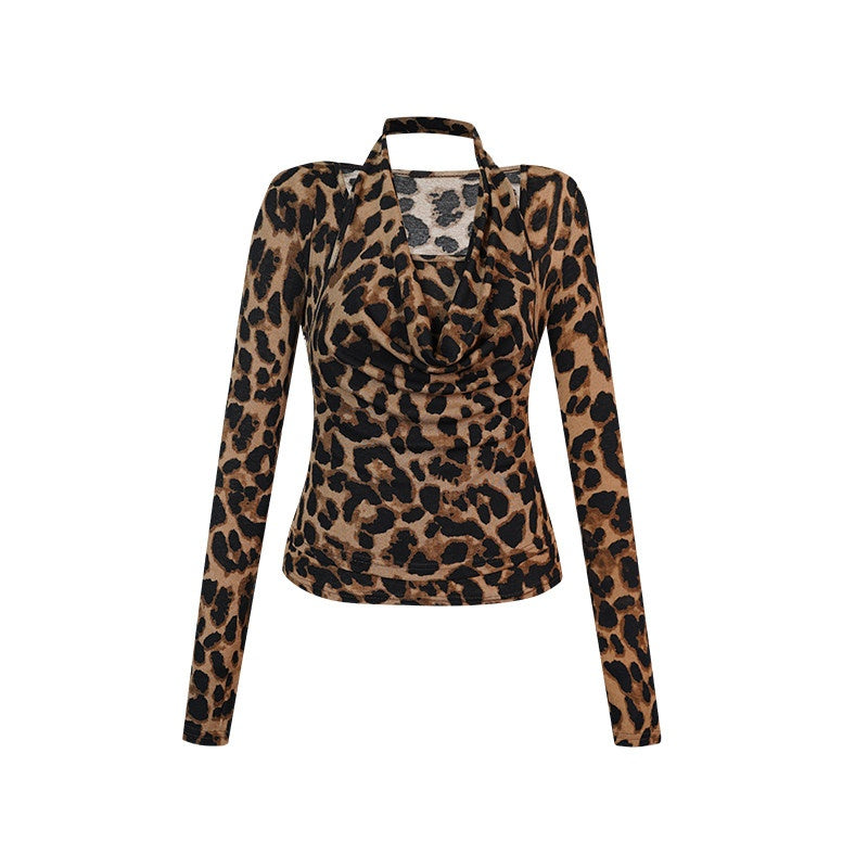 ZERO_Printed_Layered_Slim_Casual_Women_Leopard_Zebra_Long_Sleeve_T-Shirts_MISSTT