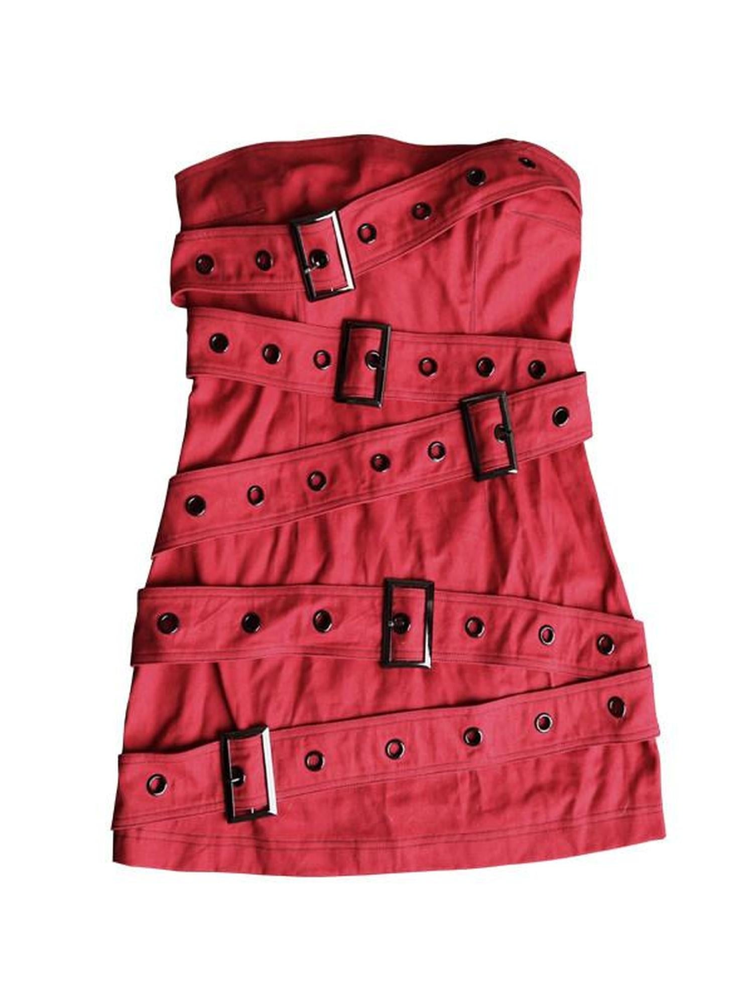 WSW Cotton Sexy Bodycon Tube Sleeveless Party Women Red Black Strapless Mini Dresses