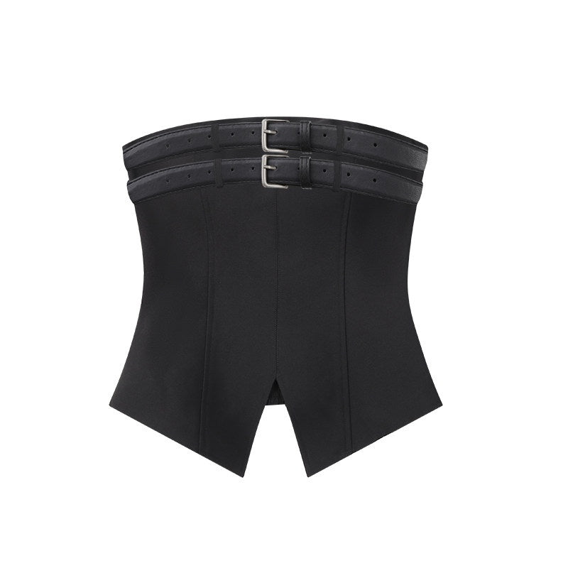 ZERO_Slim_Fit_Woven_Polyester_Padded_Korean_Japanese_Casual_Women_Tube_Tops_MISSTT