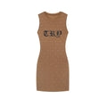 ZERO_Rhinestone_Stretch_Street_Bodycon_Sleeveless_Women_Nylon_Brown_Mini_Dresses_MISSTT