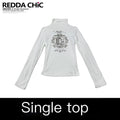 REDDACHIC_White_Mock_Neck_Slim_Fit_Cute_Women'S_Thermal_Fleece_Long_Sleeve_T-Shirts_MISSTT