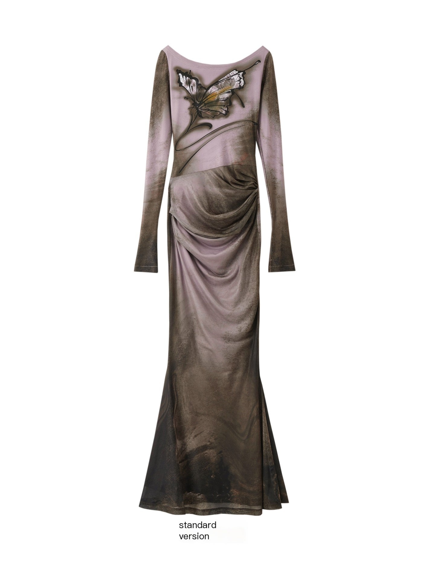 OfAkiva_Printed_Stretch_Polyester_Fishtail_Off_Shoulder_Ladies_Wedding_Maxi_Dresses_MISSTT