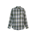 ZERO_Breathable_Loose_Mid_Length_Green_Plaid_Unisex_Cotton_Shirts_MISSTT