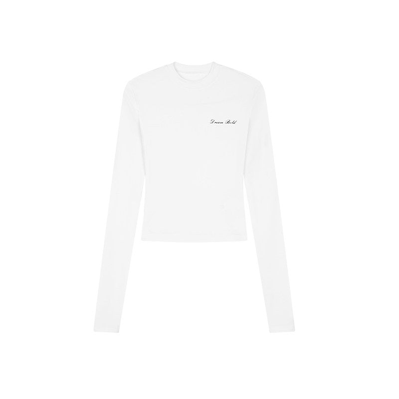 ZERO_Soft_Lyocell_Knit_Casual_Slim_Letter_Print_For_Women_Long_Sleeve_Crop_Tops_MISSTT