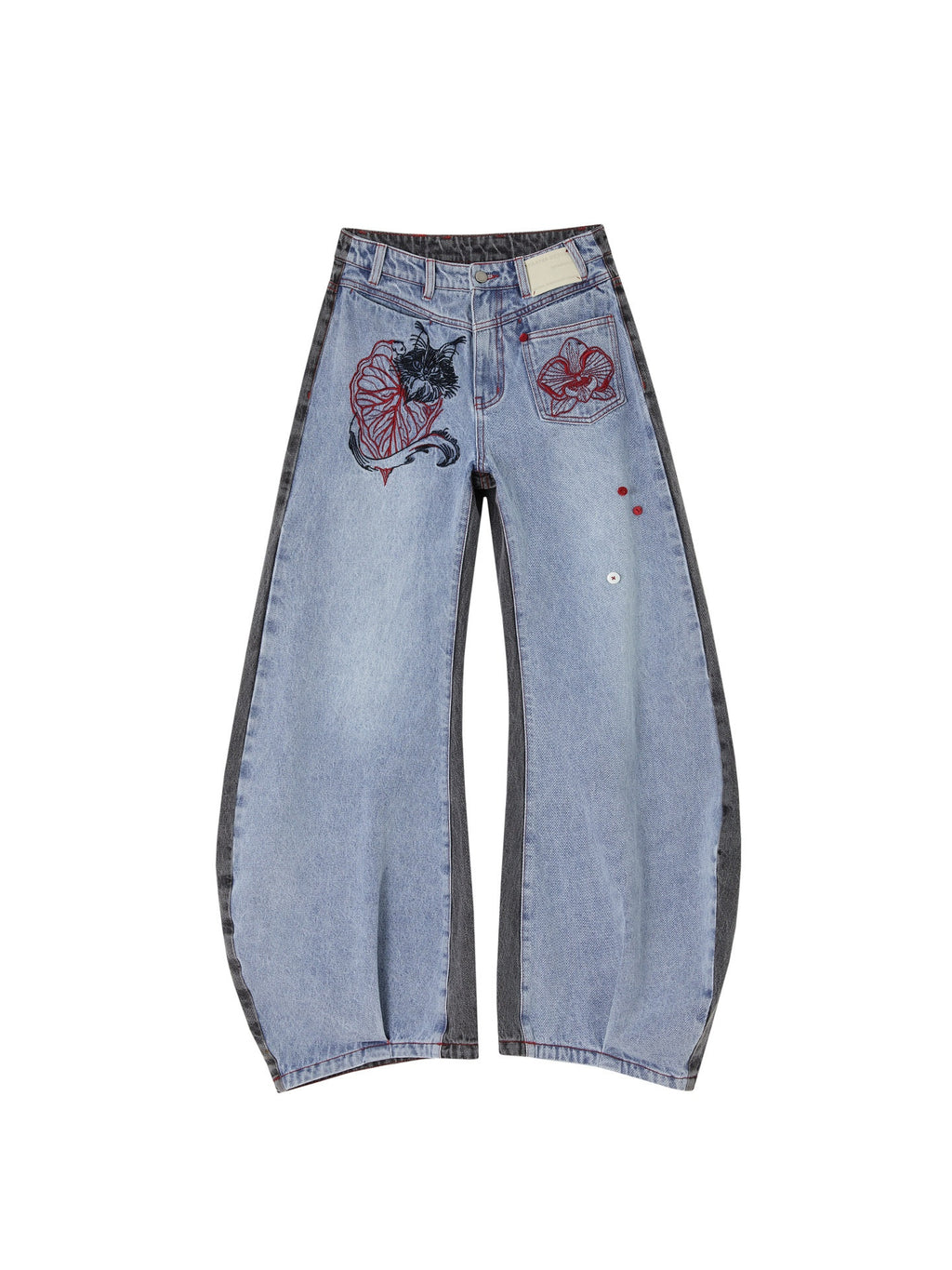 OfAkiva_High_Waist_Vintage_Embroidered_Asymmetric_Floral_Cotton_Women_Wide_Leg_Jeans_MISSTT