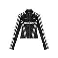 ZERO_Slim_Fit_Street_Applique_Stand_Collar_Zipper_Women_Nylon_Long_Sleeve_Crop_Tops_MISSTT