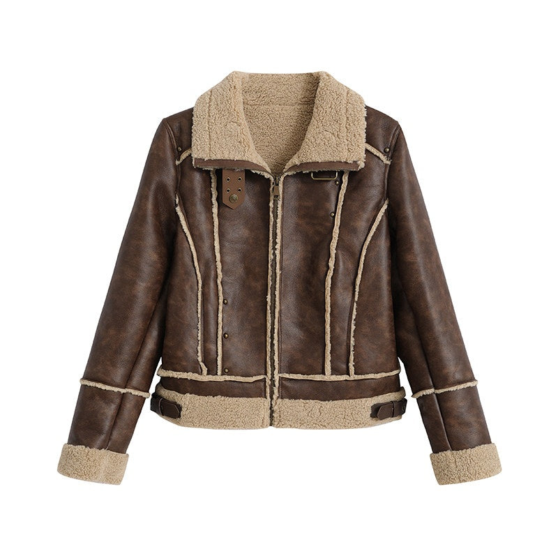Cest_Nous_Thick_Fleece_Lined_Street_Straight_Fit_Patch_Zipfront_Brown_Pu_Leatherjackets_MISSTT
