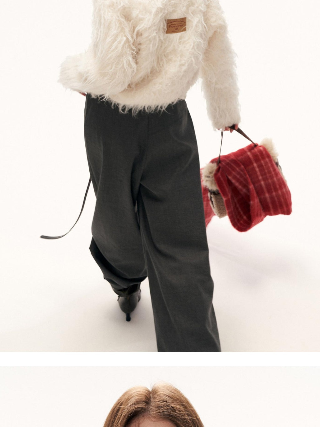 MAMC Acrylic Wool Blend Relaxed Lapel Collar Women Commuter Open Knit Cardigans