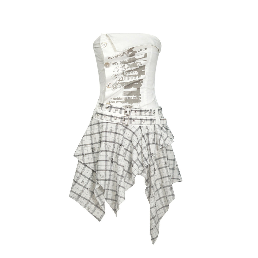 Cest_Nous_Strapless_Asymmetric_Print_Cinched_Waist_A_Line_Cotton_Street_Style_Minidresses_MISSTT