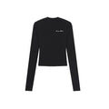 ZERO_Soft_Lyocell_Knit_Casual_Slim_Letter_Print_For_Women_Long_Sleeve_Crop_Tops_MISSTT