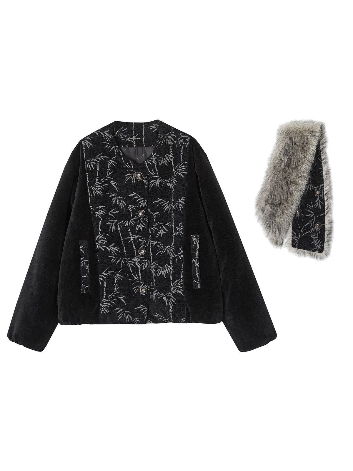 OfAkiva_Zipper_Vneck_Straight_Fit_Commuter_Long_Sleeve_Women_Cropped_Jackets_MISSTT