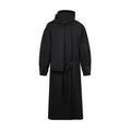 ZERO_Thick_Linen_Belted_Stand_Collar_Commuter_For_Young_Women_Black_Long_Coats_MISSTT