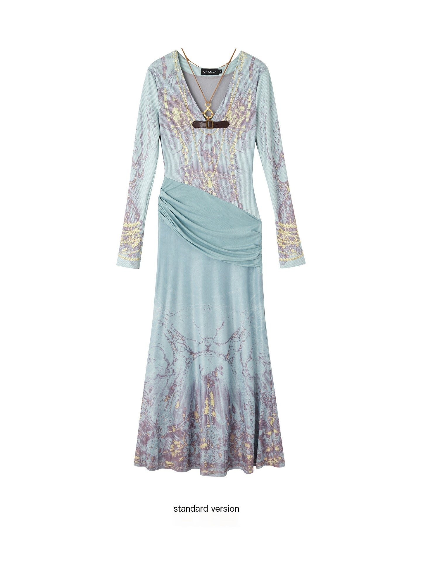 OfAkiva_High_Stretch_High_Waist_Vintage_Floral_V-neck_Long_Sleeve_A_Line_Maxi_Dresses_MISSTT