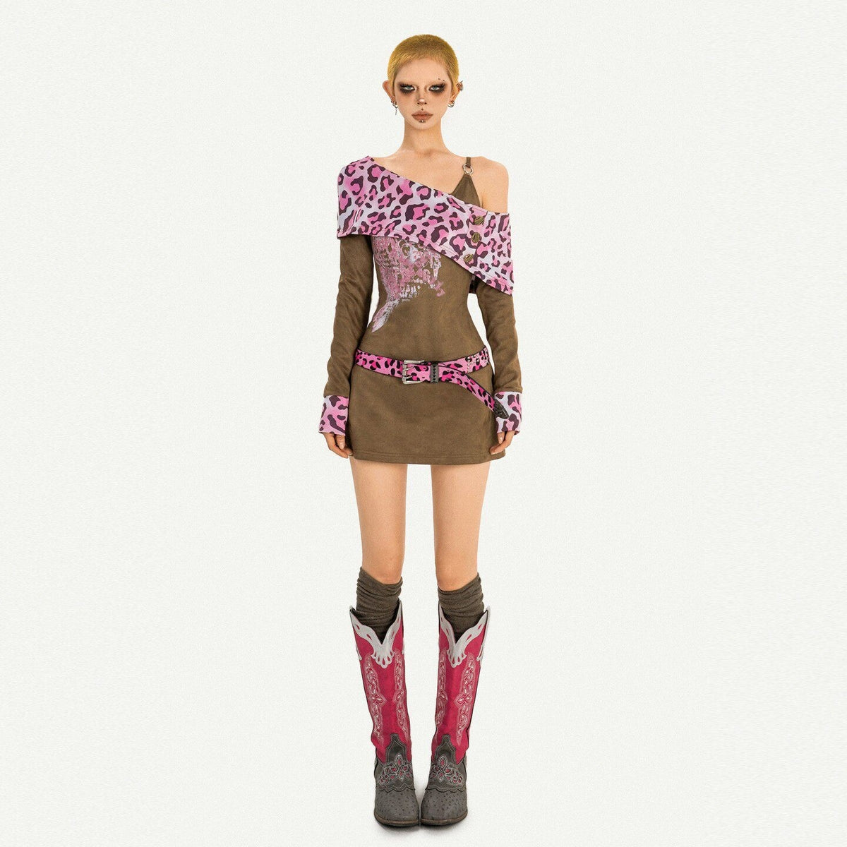 Nico_Molly_Spliced_Faux_Two_Piece_Slim_Sexy_A_Line_Long_Sleeve_Side_Zip_Women_Mini_Dresses_MISSTT