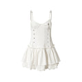 NO_ROMANCE_Washed_Frayed_Hem_Vintage_Punk_Academy_Women'S_Cotton_Slip_Mini_Dresses_MISSTT