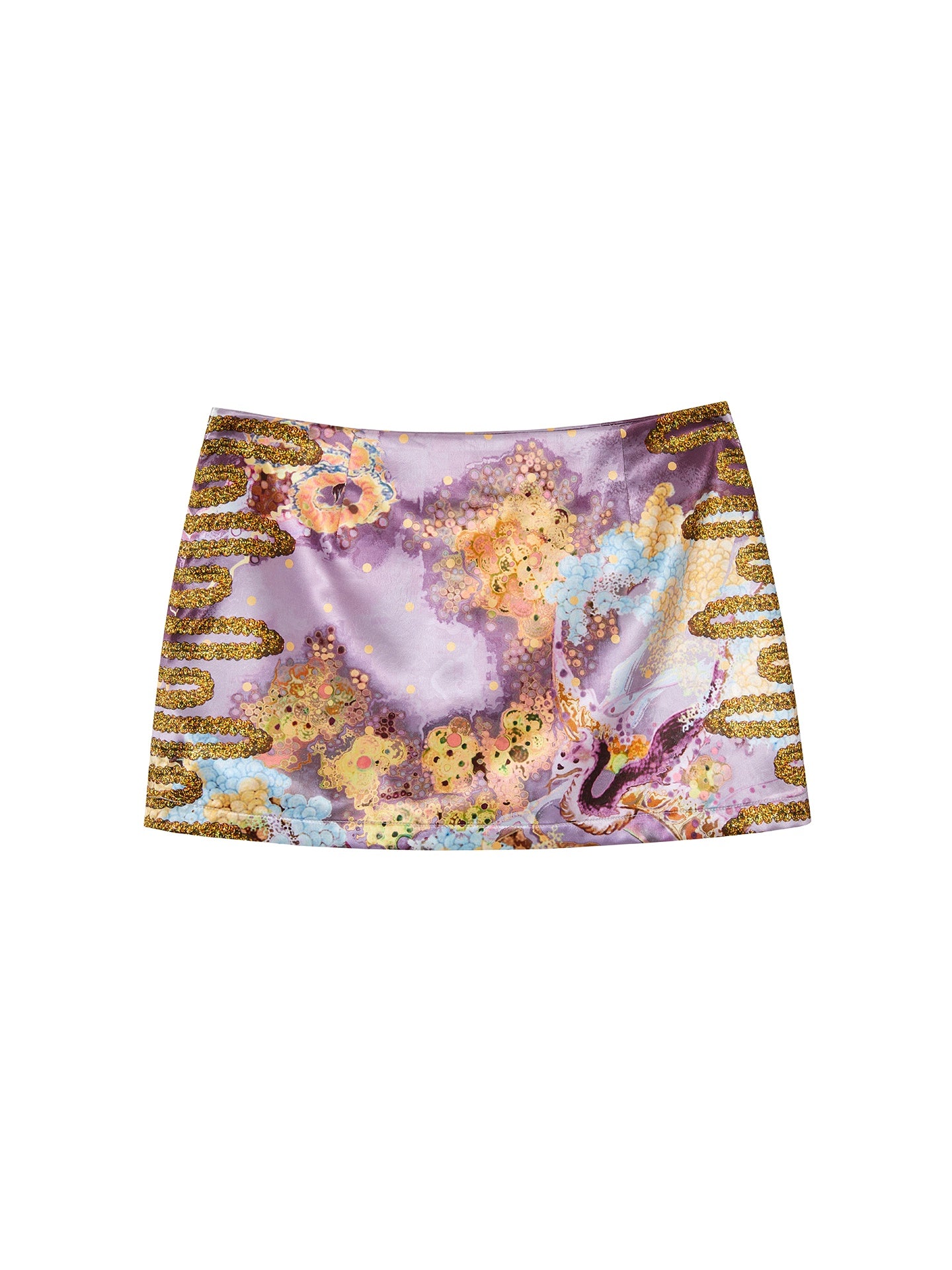 OfAkiva_Antistatic_Silk_Embroidered_A_Line_Low_Waist_Women_Purple_Mini_Skirts_MISSTT