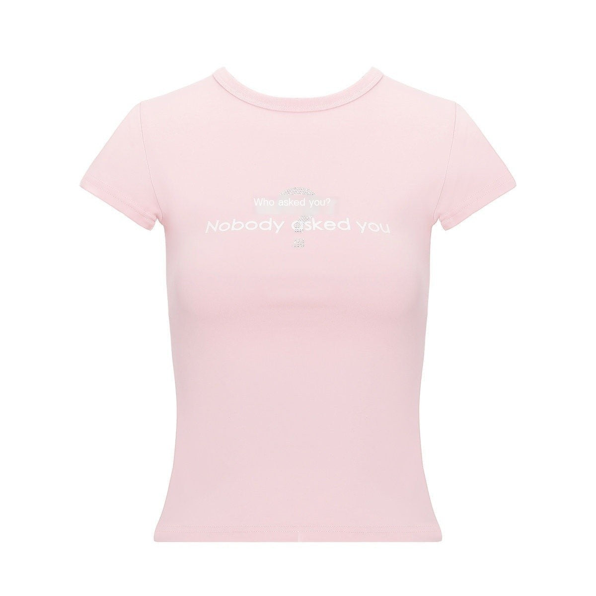 JYOSEI_Rhinestone_Print_Slim_Fit_Casual_Women_Cotton_Spandex_Basic_Crop_Tops_MISSTT