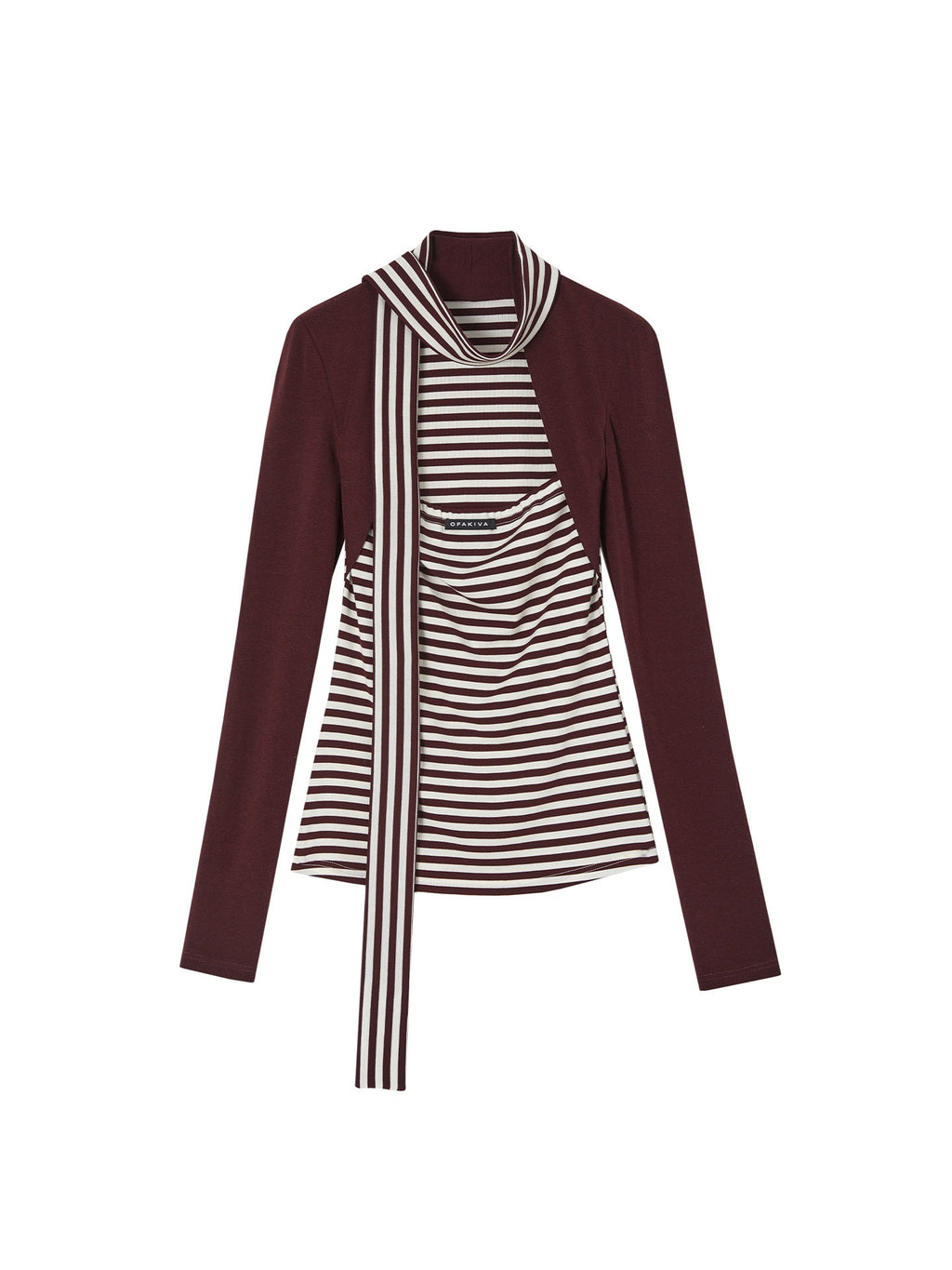 OfAkiva_Slimming_Striped_Faux_Layer_Square_Neck_Crop_Womens_Casual_Long_Sleeve_T-Shirts_MISSTT