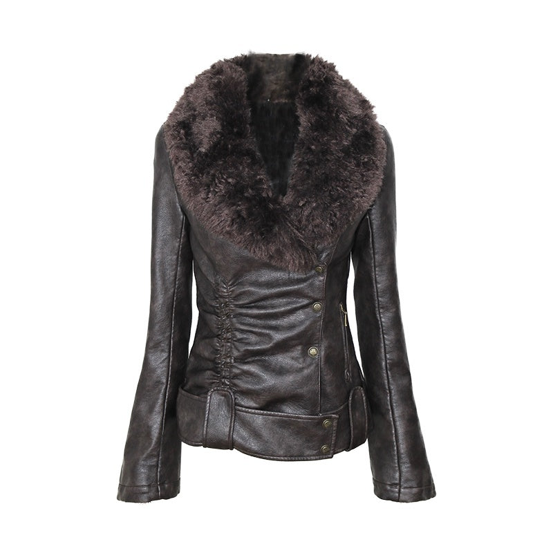 OPEN_AESTHETIC_Warm_Fur_Collar_Slim_Fit_Retro_Pleated_Pu_Brown_Notch_Collar_Leather_Jackets_MISSTT