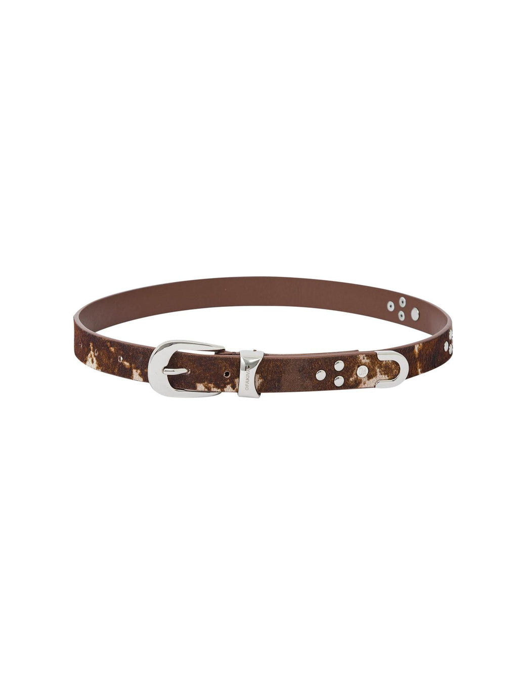 OfAkiva Minimal Commuter Unisex Black And Brown Adjustable Waist Belts
