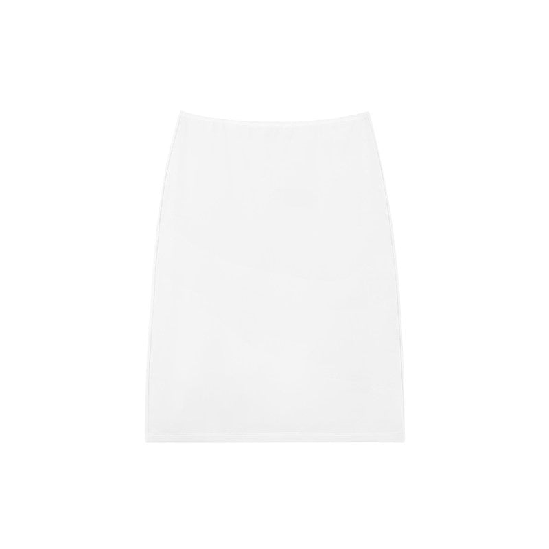 ZERO_Silky_Mercerized_Lined_Retro_A_Line_Low_Waist_Slim_Casual_Polyester_Midi_Skirts_MISSTT