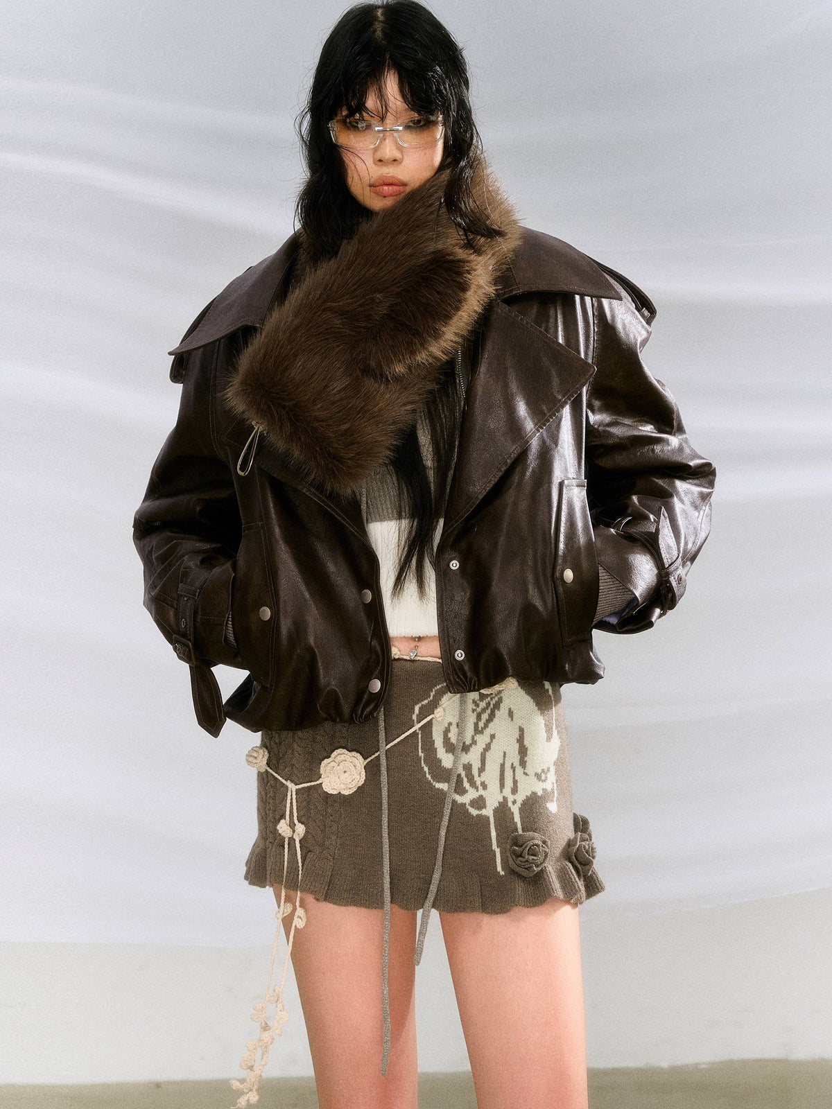 OfAkiva_Slim_Fit_Short_Zipper_Blazer_Collar_Long_Sleeve_Youth_Outerwear_Leather_Jackets_MISSTT