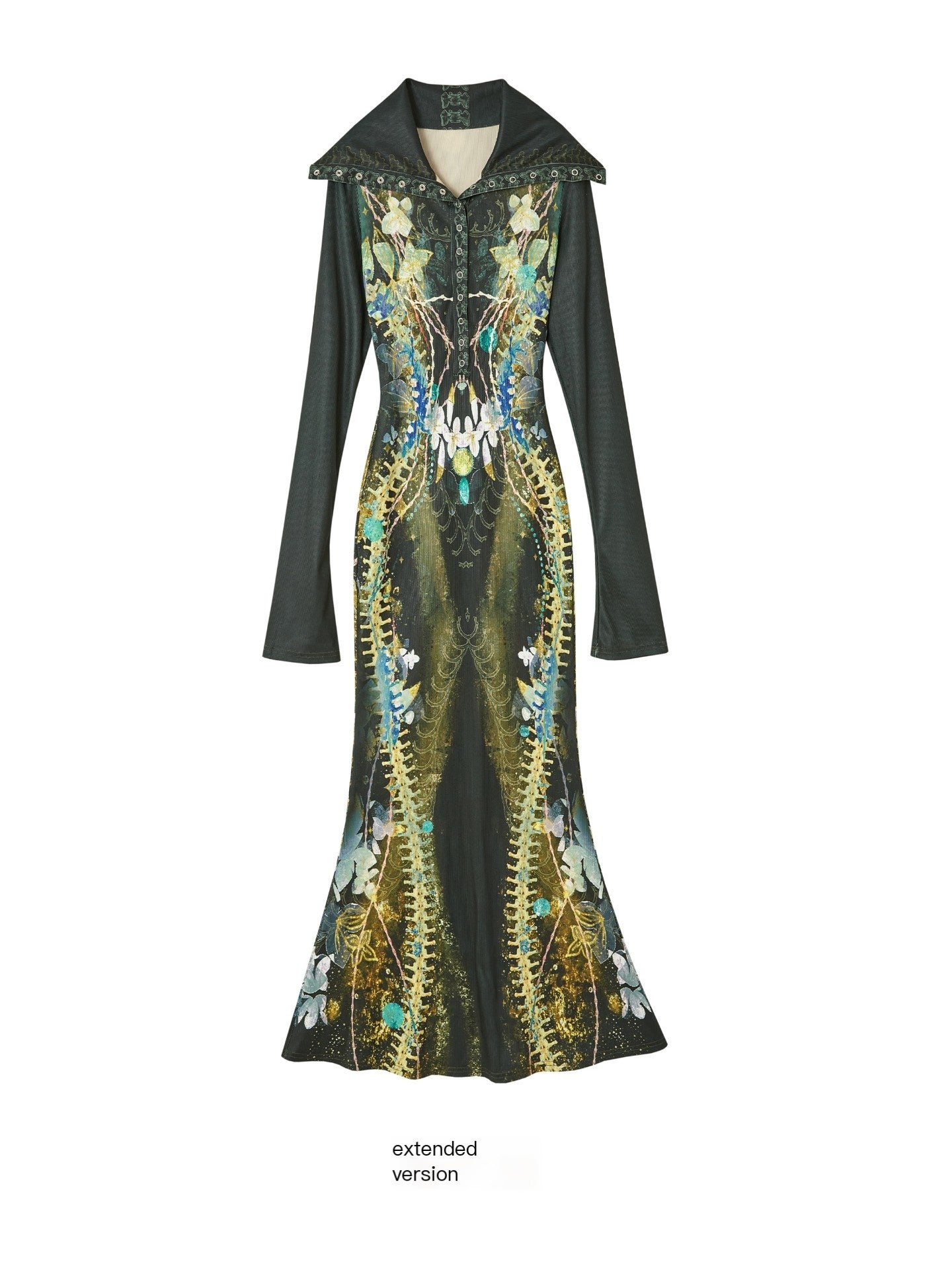 OfAkiva_Minimalist_Printed_High_Waist_Fitted_Long_Sleeve_High_Neck_Women_Maxi_Dresses_MISSTT
