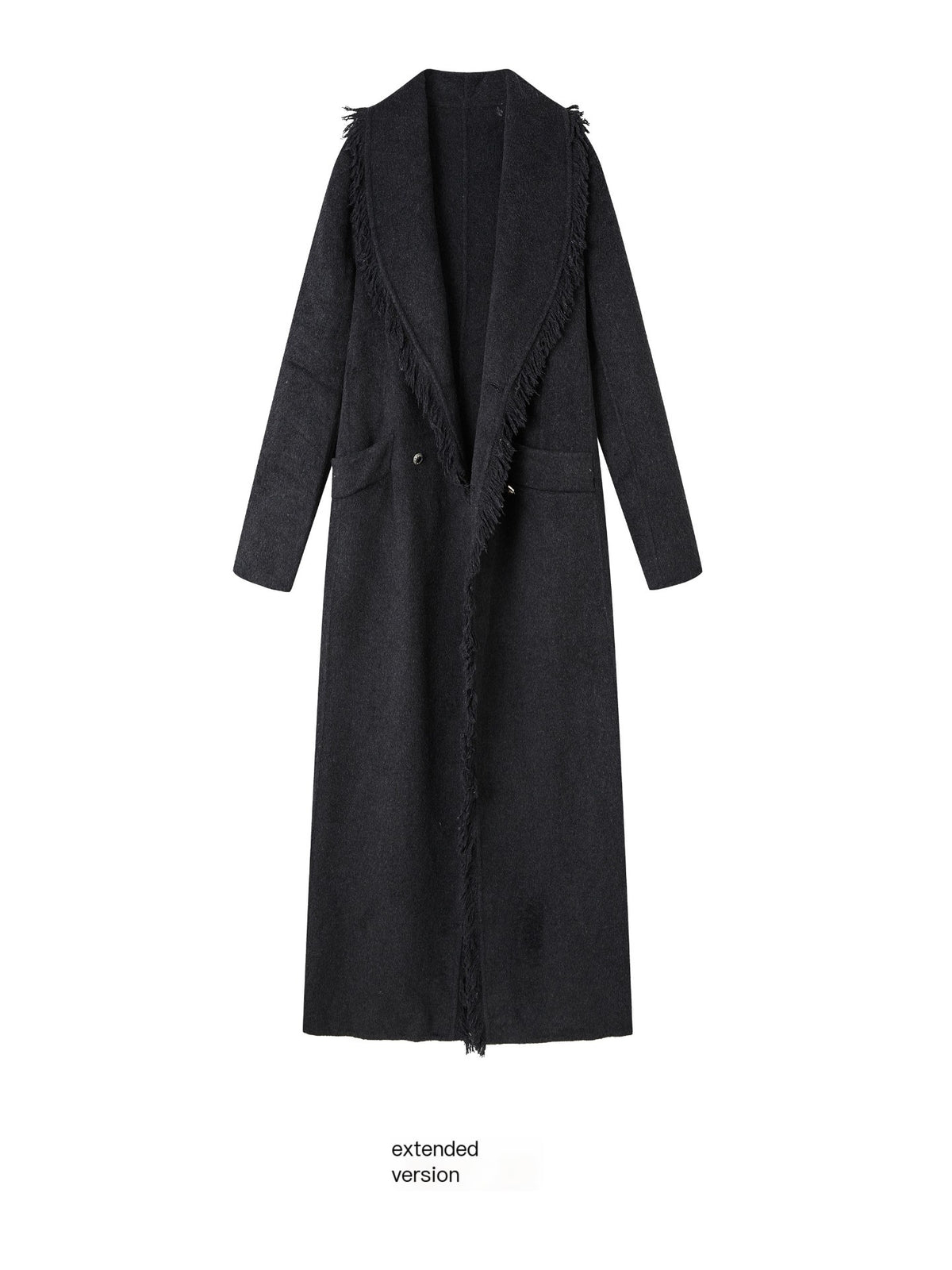 OfAkiva_Vintage_Slim_Wool_V-neck_Drop_Shoulder_Single_Breasted_Women_Long_Coats_MISSTT
