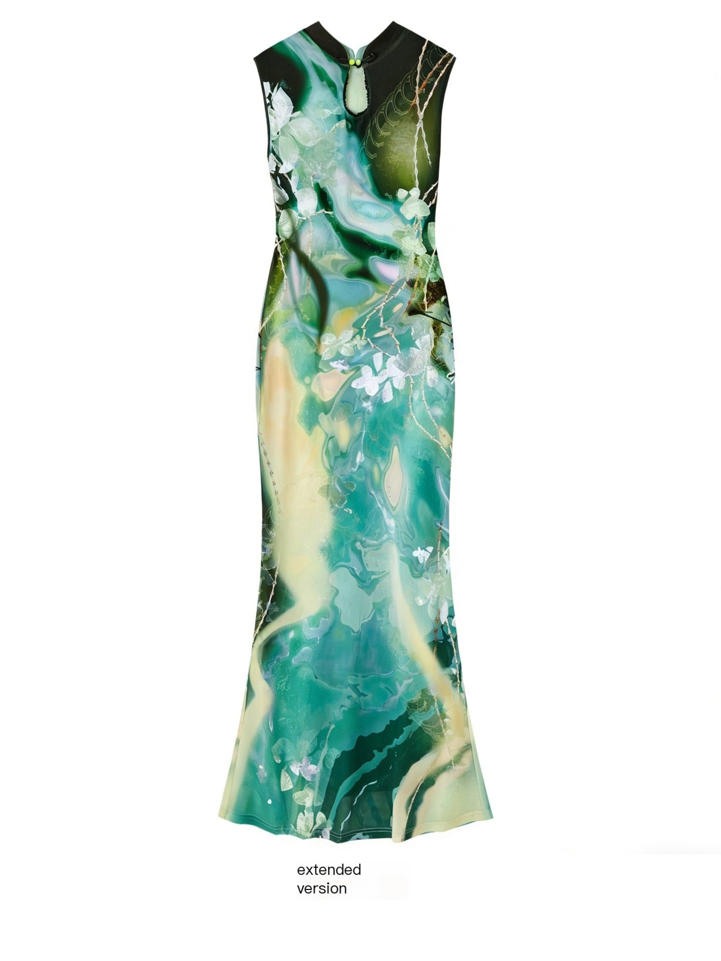 OfAkiva_Printed_High_Waist_Stand_Collar_Sleeveless_Slim_Mermaid_Women_Maxi_Dresses_MISSTT