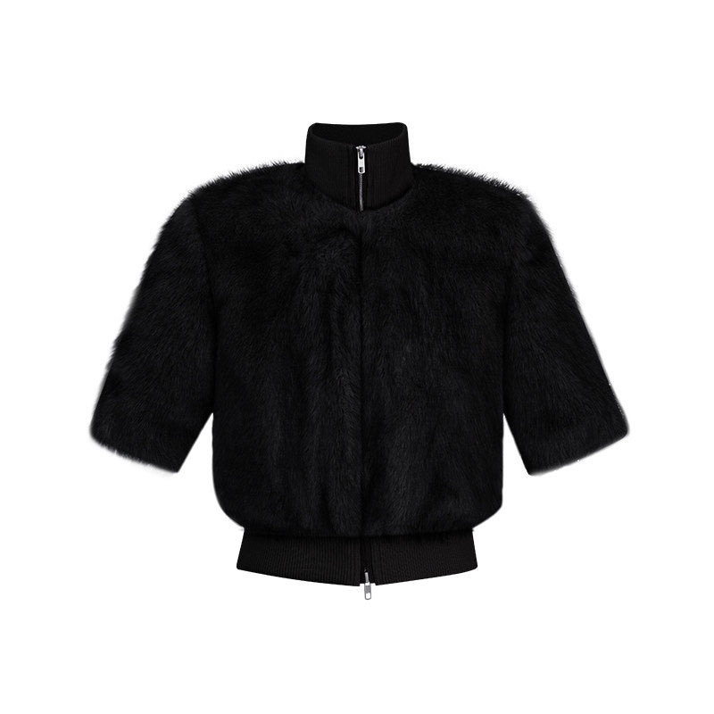 ZERO_Woven_Polyester_Short_Street_Style_Standard_Fit_Women_Everyday_Black_Cardigans_MISSTT