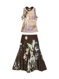 OfAkiva_Floral_Print_Cropped_Knit_Sleeveless_Slim_Fit_Two_Piece_Top_&_Skirt_Sets_MISSTT