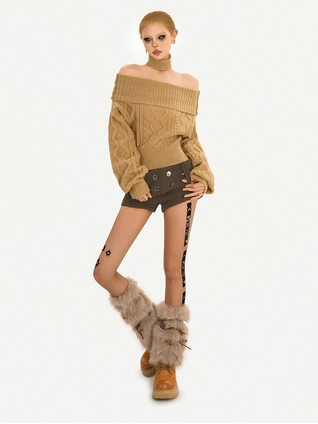 Nico Molly Vintage Thick Straight Cut Natural Waist Women Daily Black Brown Mini Shorts