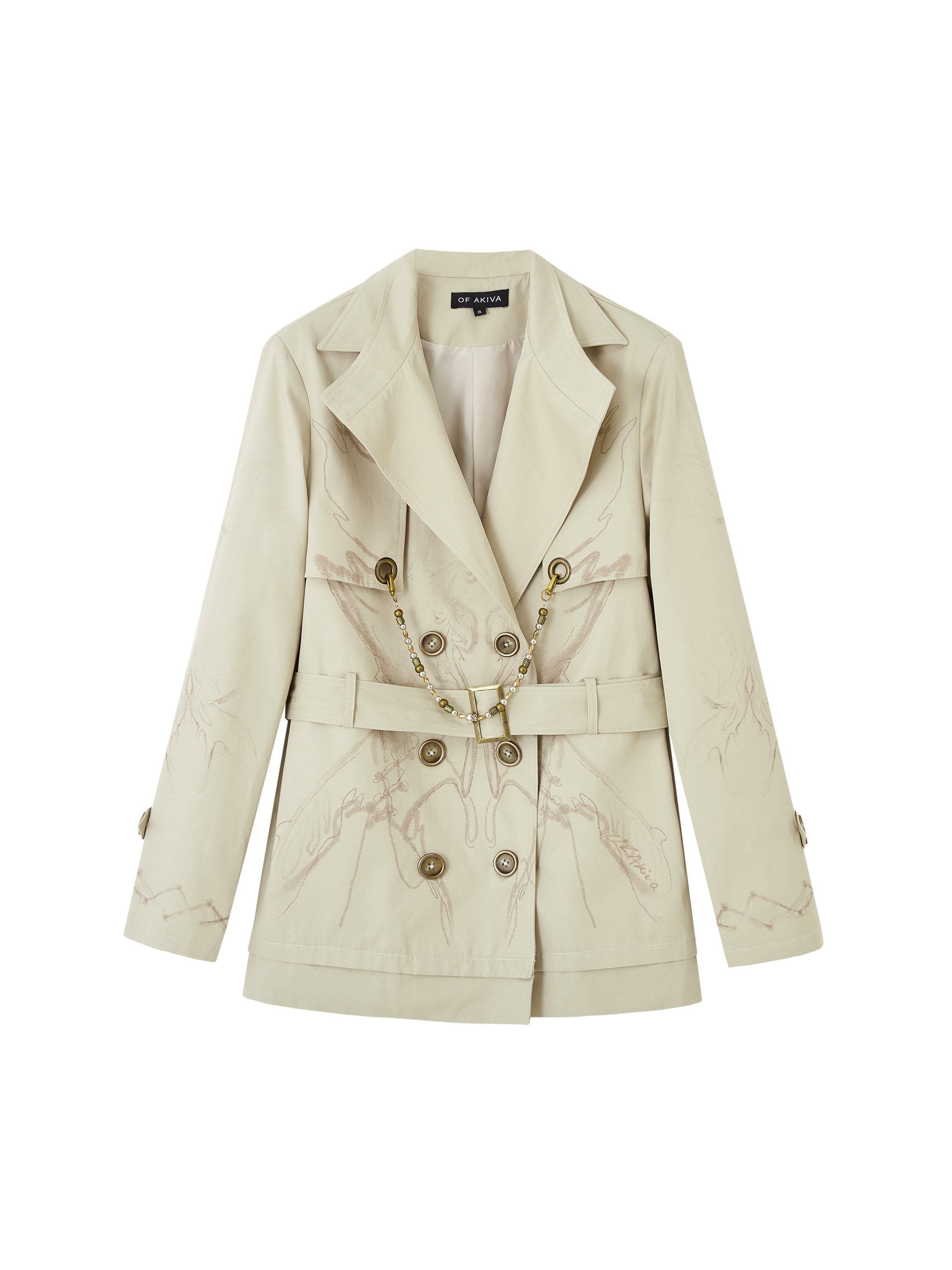 OfAkiva_Printed_Slim_Fit_Short_Length_Long_Sleeve_Women_Cotton_Blend_Trench_Coats_MISSTT