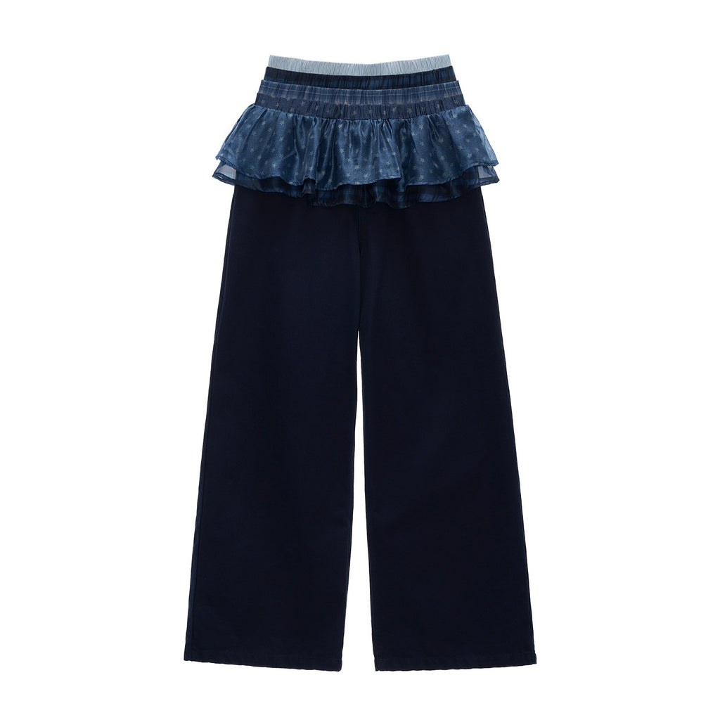 MAMC_100%_Cotton_Patchwork_Relaxed_Natural_Waist_Casual_Womens_Blue_Wide_Leg_Pants_MISSTT