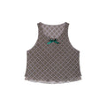 ZERO_Safety_Shorts_Included_Green_Plaid_Round_Neck_Youth_Polyester_Top_&_Skirt_Sets_MISSTT