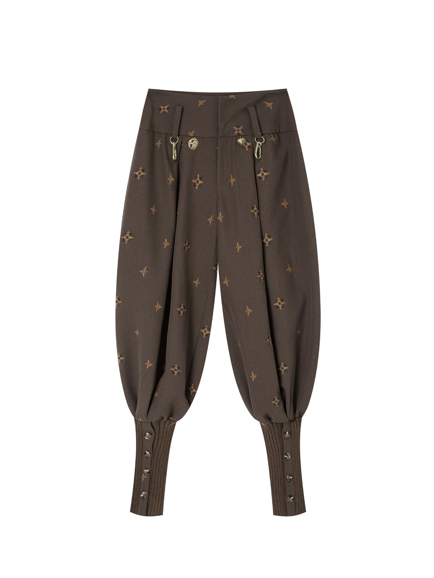 OfAkiva_High_Waist_Patchwork_Print_Vintage_Lantern_Women_Casual_Wide_Leg_Pants_MISSTT