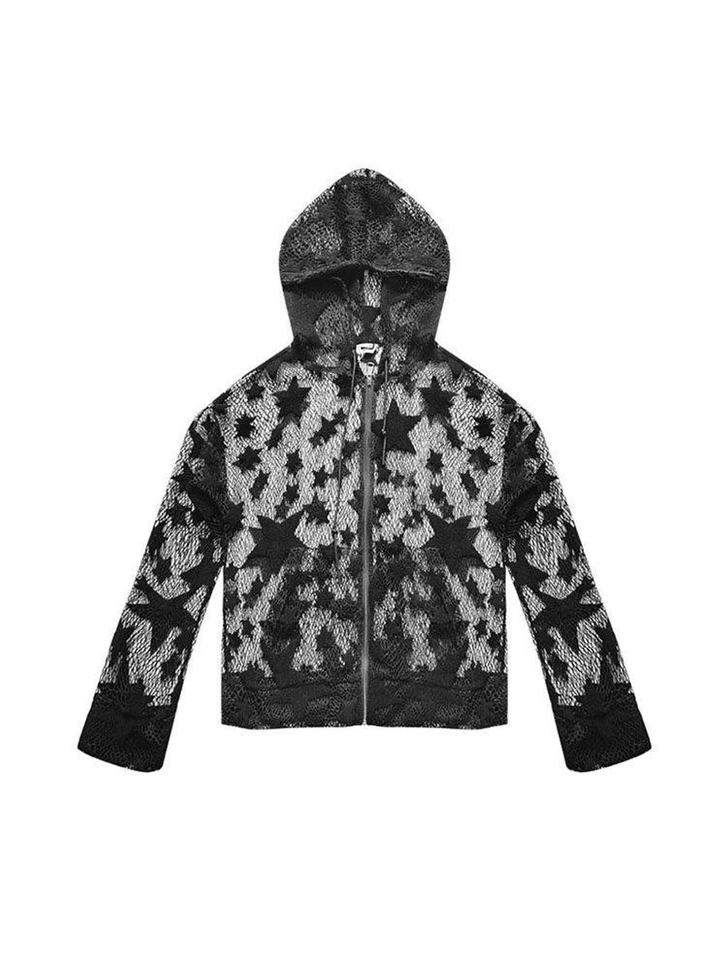 WSW Oversized Hooded Streetwear Unisex Black Lightweight Longsleeve Polyester Hoodies