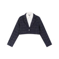 ZERO_Button_Streetwear_Straight_Fit_Cropped_Lapel_Polyester_Blue_White_Blazers_MISSTT