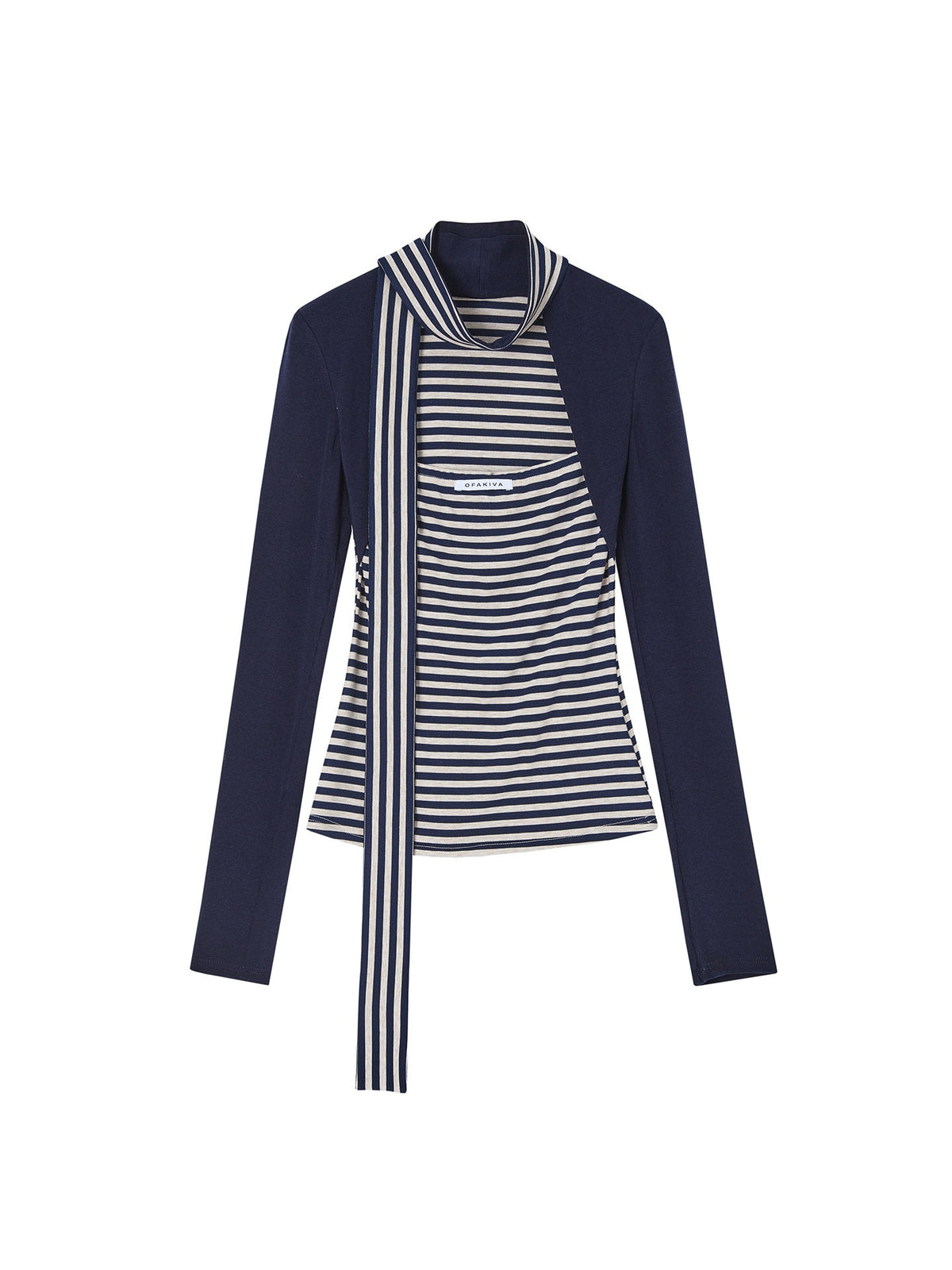 OfAkiva_Slimming_Striped_Faux_Layer_Square_Neck_Crop_Womens_Casual_Long_Sleeve_T-Shirts_MISSTT