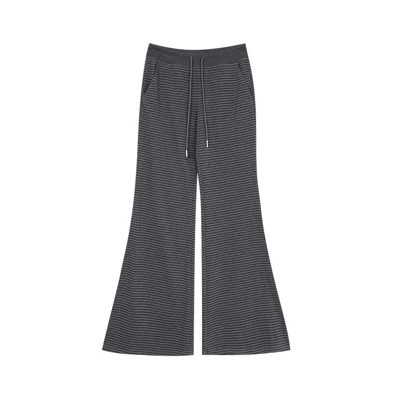 ZERO_Soft_Cotton_Striped_Crop_Long_Sleeve_Casual_Women_Lounge_Top_&_Pants_Sets_MISSTT