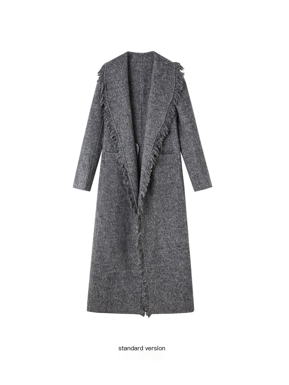 OfAkiva_Vintage_Slim_Wool_V-neck_Drop_Shoulder_Single_Breasted_Women_Long_Coats_MISSTT