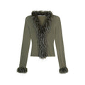 ZERO_Warm_Viscose_Knit_Slim_Fur_Collar_Pullover_Women_Green_Long_Sleeve_T-Shirts_MISSTT