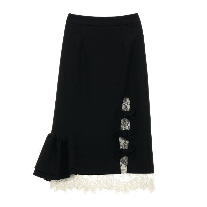 MAMC_Elegant_Black_Flowing_Mid_Waist_Minimalist_Workwear_Office_Chic_Midi_Skirts_MISSTT