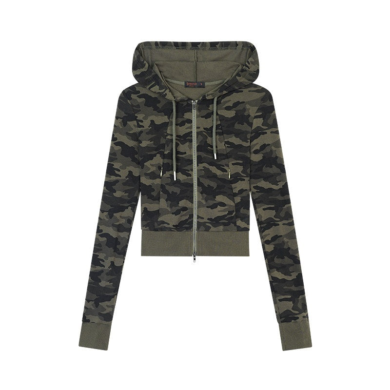 ZERO_Zip_Front_Hooded_Camo_Three_Piece_Sexy_Casual_Women_Long_Sleeve_Top_&_Pants_Sets_MISSTT