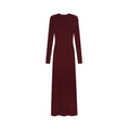 ZERO_Soft_Stretch_Viscose_T_Shirt_Long_Sleeve_Casual_Deep_Red_Maxi_Dresses_MISSTT